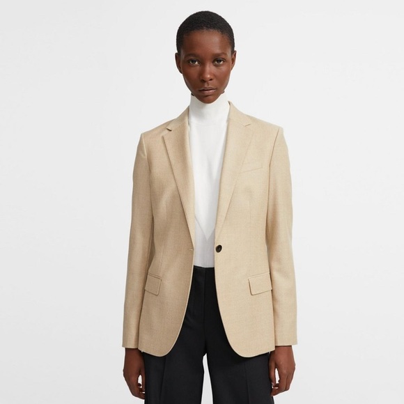 Nwt Theory Staple Wool Blazer In Sleek 